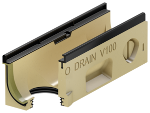 Ränna utan fall, L500 mm