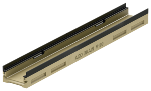 Lågprofilränna utan fall