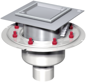 Lock för valfri golvyta med membranfläns – Belastningsklass K3