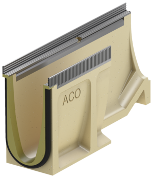 Ränna med trappfall