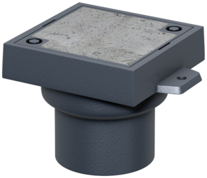 Betongfyllt gjutjärnslock – Belastningsklass M125