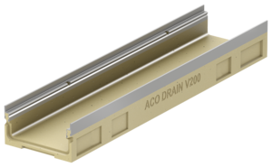 Lågprofilränna utan fall