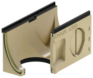 Ränna utan fall, L500 mm