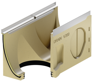 Ränna utan fall, L500 mm